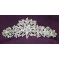 New Design Discount Shiny Crystal Bridal Crown Custom Wedding Tiara